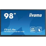 iiyama TE9804MIS-B1AG, Public Display schwarz, UltraHD/4K, Touchscreen, HDMI