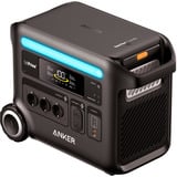 Anker SOLIX Tragbare Powerstation F2600, PowerHouse 2.560Wh grau, 2.400 Watt, 3.600 Watt SurgePad, PD, GaNPrime