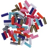Bosch Gluey-Klebesticks, POP-Farb-Mix, Ø 7mm x 20mm, Kleber mehrfarbig, 70 Stück, für Gluey Pen
