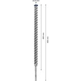 Bosch Professional EXPERT Hammerbohrer SDS-plus-7X, Ø 22mm Arbeitslänge 400mm