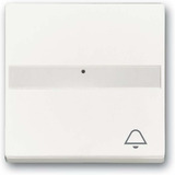 Busch-Jaeger Wippe 1764 Nennlichtleiter/Klingel 884 weiß (matt), Retail