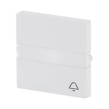 Busch-Jaeger Wippe 1764 Nennlichtleiter/Klingel 884 weiß (matt), Retail