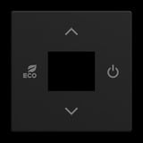 Busch-Jaeger Zentralscheibe, Abdeckung schwarz, Retail