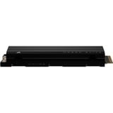 Corsair MP600 ELITE HS 2 TB, SSD schwarz, PCIe 4.0 x4, NVMe 2.0, M.2 2280 mit Kühlkörper