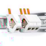 Digitus Professional Cat.7 S/FTP Verlegekabel simplex, Cca orange, 100 Meter Rolle