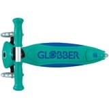 GLOBBER Primo Foldable Plus Lights, Scooter türkis/dunkelblau