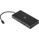 HP Travel USB-C Multi Port Hub EURO, USB-Hub schwarz