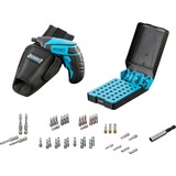 Hazet Adventskalender Santa Tools 2022, Werkzeug-Set blau/schwarz, 44-teilig, mit Akkuschrauber