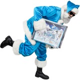 Hazet Adventskalender Santa Tools 2022, Werkzeug-Set blau/schwarz, 44-teilig, mit Akkuschrauber