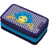 Herlitz TriCase Cute Animals Turtle, Schüleretui blau/grün, 31-teilig