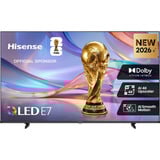 Hisense 58E7S Hi-QLED-Fernseher 146 cm (58 Zoll), schwarz, UltraHD/4K, Triple Tuner