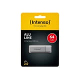 Intenso Alu Line 64 GB, USB-Stick silber
