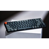 Keychron K3 Version 2, Gaming-Tastatur schwarz/grau, DE-Layout, Keychron Low Profile Optical Blue, Hot-Swap, Aluminiumrahmen, RGB