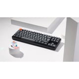 Keychron K8 Max, Gaming-Tastatur schwarz/grau, DE-Layout, Keychron Super Brown, Aluminiumrahmen, RGB