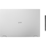 LG Electronics gram16T90Q-G.AA76G, Notebook silber, Windows 11 Home 64-Bit