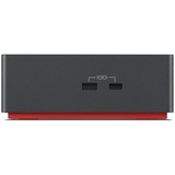Lenovo ThinkPad Thunderbolt 4 Workstation Dock, Dockingstation schwarz/rot
