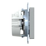 Merten Schutzkontaktsteckdose Standard aluminium, Retail