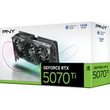 PNY GeForce RTX 5070 Ti, Grafikkarte DLSS 4, 3x DisplayPort, 1x HDMI 2.1