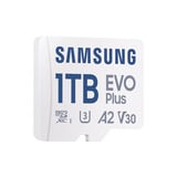 Samsung EVO Plus 1.0TB microSDXC , Speicherkarte weiß, UHS-I U3, Class 10, V30, A2