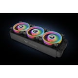 Thermaltake Riing Quad 12 RGB Radiator Fan TT Premium Edition Single Fan Pack, Gehäuselüfter schwarz, Single Pack, ohne Controller, 120 mm