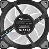 Thermaltake Riing Quad 12 RGB Radiator Fan TT Premium Edition Single Fan Pack, Gehäuselüfter schwarz, Single Pack, ohne Controller, 120 mm