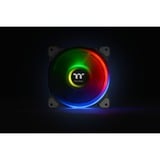 Thermaltake Riing Quad 12 RGB Radiator Fan TT Premium Edition Single Fan Pack, Gehäuselüfter schwarz, Single Pack, ohne Controller, 120 mm