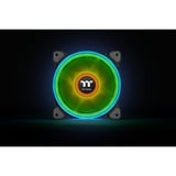Thermaltake Riing Quad 12 RGB Radiator Fan TT Premium Edition Single Fan Pack, Gehäuselüfter schwarz, Single Pack, ohne Controller, 120 mm
