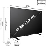 Toshiba 50UV2363DA, LED-Fernseher 126 cm (50 Zoll), schwarz, UltraHD/4K, Triple Tuner, SmartTV, VIDAA