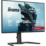iiyama G-Master GB2771HSU-B1 Red Eagle, Gaming-Monitor 68.6 cm (27 Zoll), schwarz (matt), FullHD, Fast-IPS, HDMI, DP, G-Sync komp., USB-Hub, 240Hz Panel
