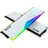 ADATA DIMM 64 GB DDR5-5600 (2x 32 GB) Dual-Kit, Arbeitsspeicher weiß, AX5U5600C3632G-DCLARWH, Lancer RGB, INTEL XMP