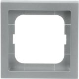 Busch-Jaeger Rahmen einfach zum Abdecken von Schaltern, Tastern und Steckdosen, future linear aluminium (gebürstet), Retail