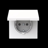 Busch-Jaeger Schutzkontaktsteckdose Schutzkontakt Safety Plus 20 EUKBR-44G weiß, Retail