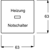 Busch-Jaeger Wippe sav ews weiß, Retail