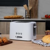 Cecotec Toaster Toast&Taste 9000 Double White weiß, 980 Watt, für 2 Scheiben Toast