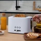 Cecotec Toaster Toast&Taste 9000 Double White weiß, 980 Watt, für 2 Scheiben Toast