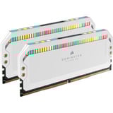 Corsair DIMM 64 GB DDR5-5600 (2x 32 GB) Dual-Kit, Arbeitsspeicher weiß, CMT64GX5M2B5600C40W, Dominator RGB, INTEL XMP