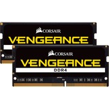 Corsair SO-DIMM 16 GB DDR4-3200 (2x 8 GB) Dual-Kit, Arbeitsspeicher schwarz, CMSX16GX4M2A3200C22, Vengeance
