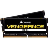 Corsair SO-DIMM 16 GB DDR4-3200 (2x 8 GB) Dual-Kit, Arbeitsspeicher schwarz, CMSX16GX4M2A3200C22, Vengeance