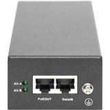 Digitus Gigabit Ethernet PoE++ Injektor, 802.3bt, 85 W, PoE-Injektor schwarz