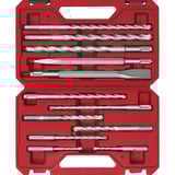 EINHELL SDS Plus Meißel- & Bohrer-Satz, 12-teilig rot, Ø 5-16mm, Transportkoffer