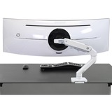 Ergotron HX Monitorgelenk für extra schwere Displays, Monitorhalterung weiß/schwarz