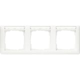 Gira Rahmen drei fach mit Schriftfeld weiß (matt), Retail