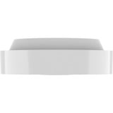 Gira Rauchwarnmelder Basic Q Label mit integrierter Funktionstaste und Störanzeige, Rauchmelder weiß, Retail