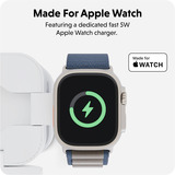 Hyper Hyperjuice Qi2 3-in-1 Magnetische Ladestation weiß