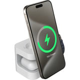  Hyperjuice Qi2 3-in-1 Magnetische Ladestation weiß