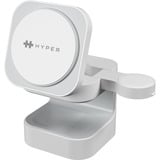  Hyperjuice Qi2 3-in-1 Magnetische Ladestation weiß