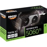 INNO3D GeForce RTX 5060 Ti TWIN X2 16GB, Grafikkarte DLSS 4, 3x DisplayPort, 1x HDMI 2.1