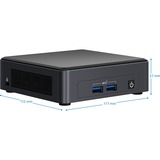 Intel® NUC 11 Pro Kit NUC11TNKv5, Barebone schwarz, ohne Betriebssystem