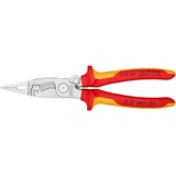 KNIPEX Elektro-Installationszange VDE 13 96 200 schlanke Bauform, geschraubtes Gelenk, VDE-geprüft