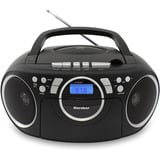 Karcher RR 5042-B, Radio schwarz, CD-Player, Kassettenplayer, UKW-Radio, AUX